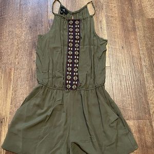 Olive Green Romper